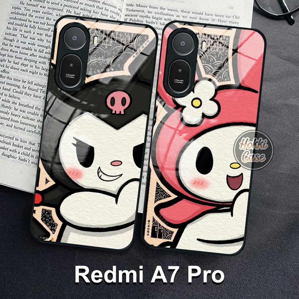 เคส HP Redmi A7 Pro - Redmi A7 Pro Glass Softcase - เคส Redmi A7 Pro - เคสโทรศัพท์ Redmi A7 Pro - เค