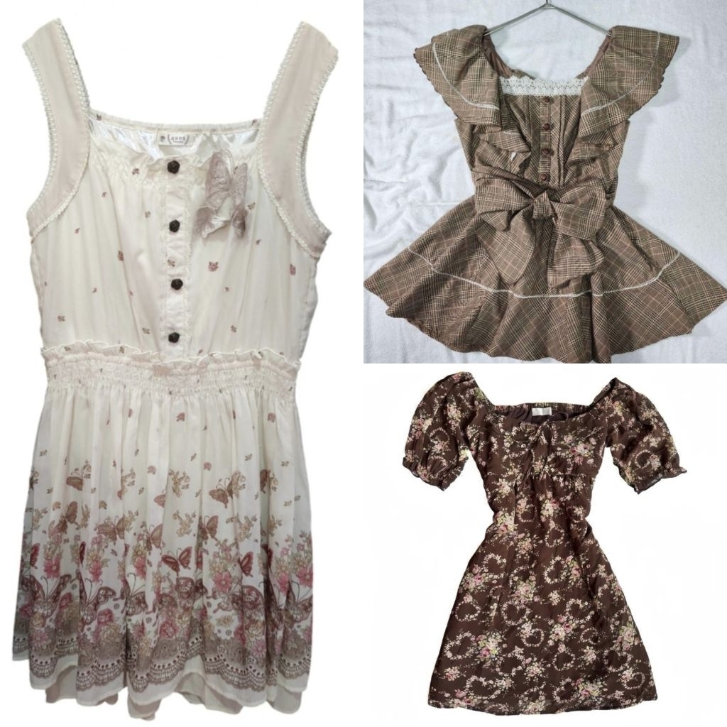 Axes femme liz lisa dress เดรสผีเสื้อ hisekaji j-fashion