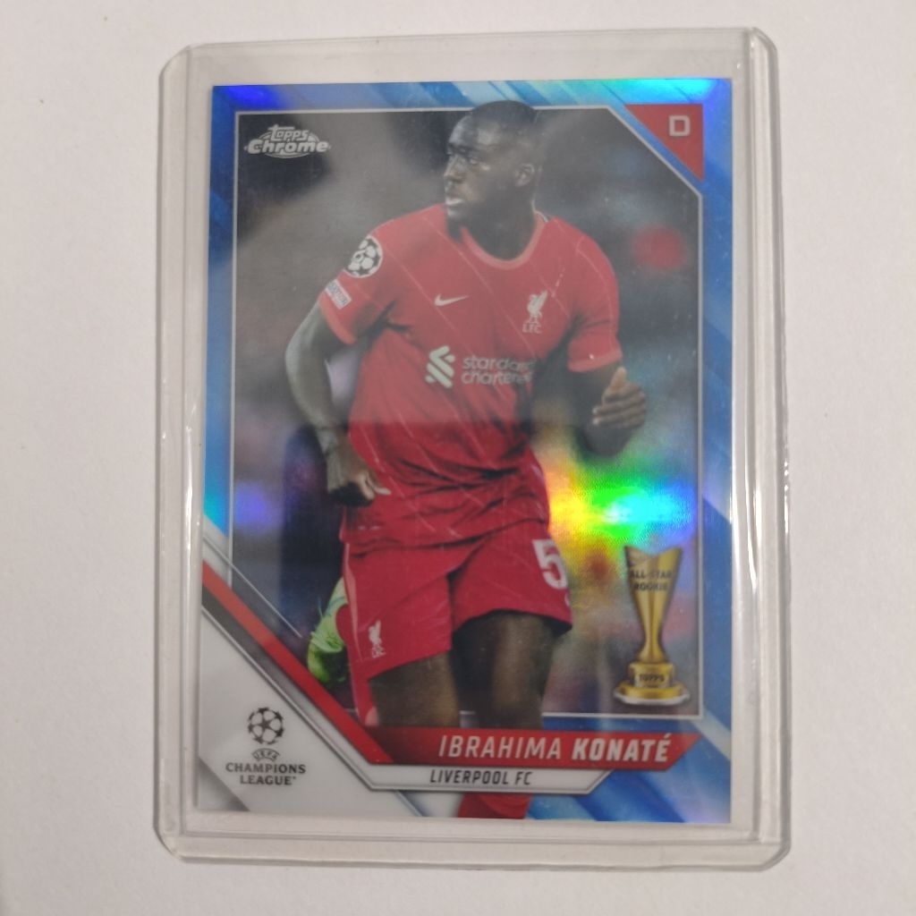 การ์ดฟุตบอล Topps Chrome Limit Ibrahima Konate