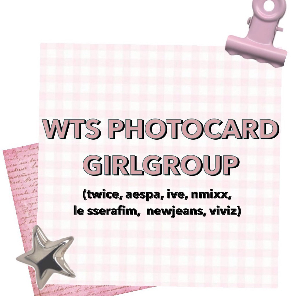 [READ DESCRIPTION] GIRLGROUP PHOTOCARD | TWICE CHAEYOUNG AESPA KARINA WINTER LE SAFIM LESSERAFAMI SA