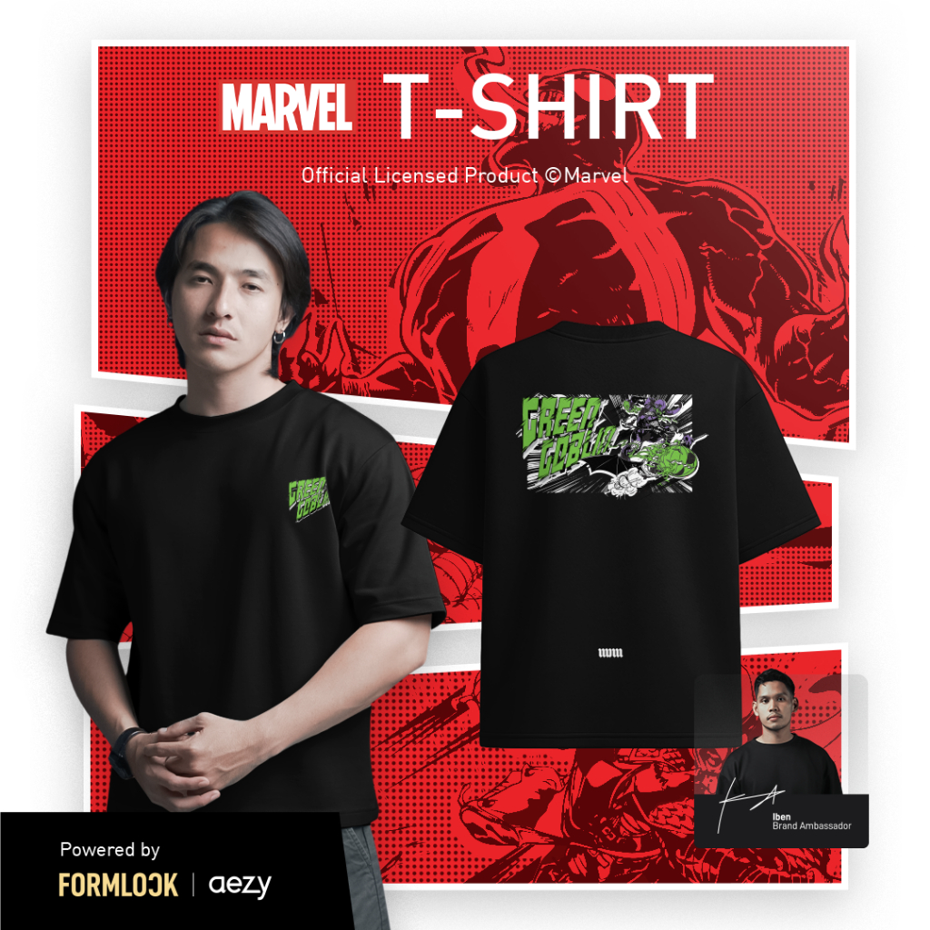 No เสื้อยืด Void Minds Marvel Edition GREEN GOBLIN