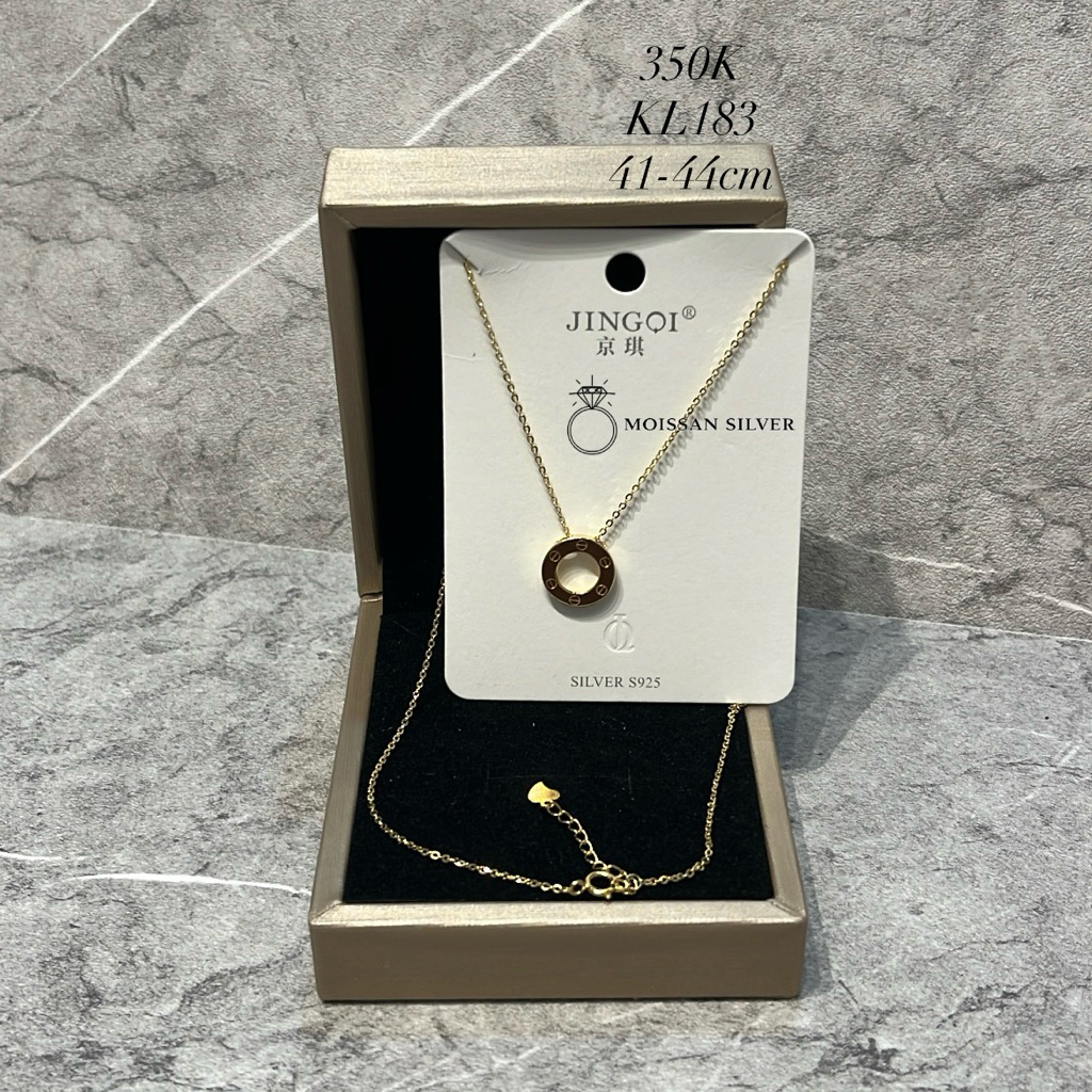 KL183 |สร้อยคอ Nori Gold CTR Silver s925