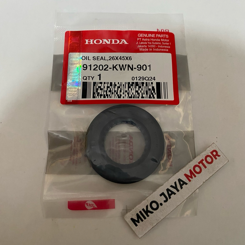 LEFT CRANK AXLE SEAL 91202-KWN-901 VARIO 125 150 / PCX 150 ORIGINAL HONDA
