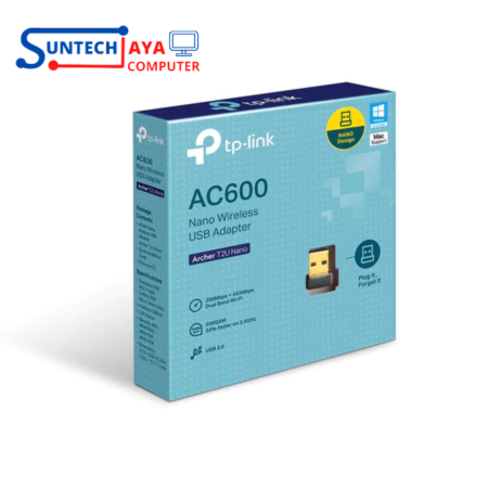TP-LINK Archer T2UB Nano 600Mbps Wi-Fi Bluetooth 4.2 อะแดปเตอร์ไร้สาย