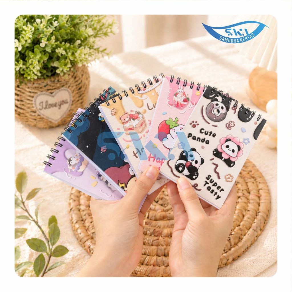 หนังสือร่าง Aesthetic B7 – สมุดสเก็ตช์ขนาดเล็กธรรมดา / สมุดบันทึก Mini Note – สมุดโน๊ต B7 ปกน่ารัก