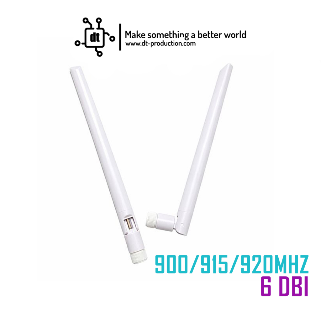 เสาอากาศ LoRa 900 MHz 915 MHz 920 Mhz 6 DBI SMA ชาย