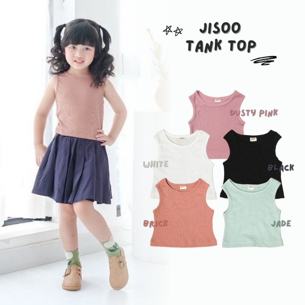 เสื้อยืดเด็ก JISOO / เสื้อกล้าม NOONA