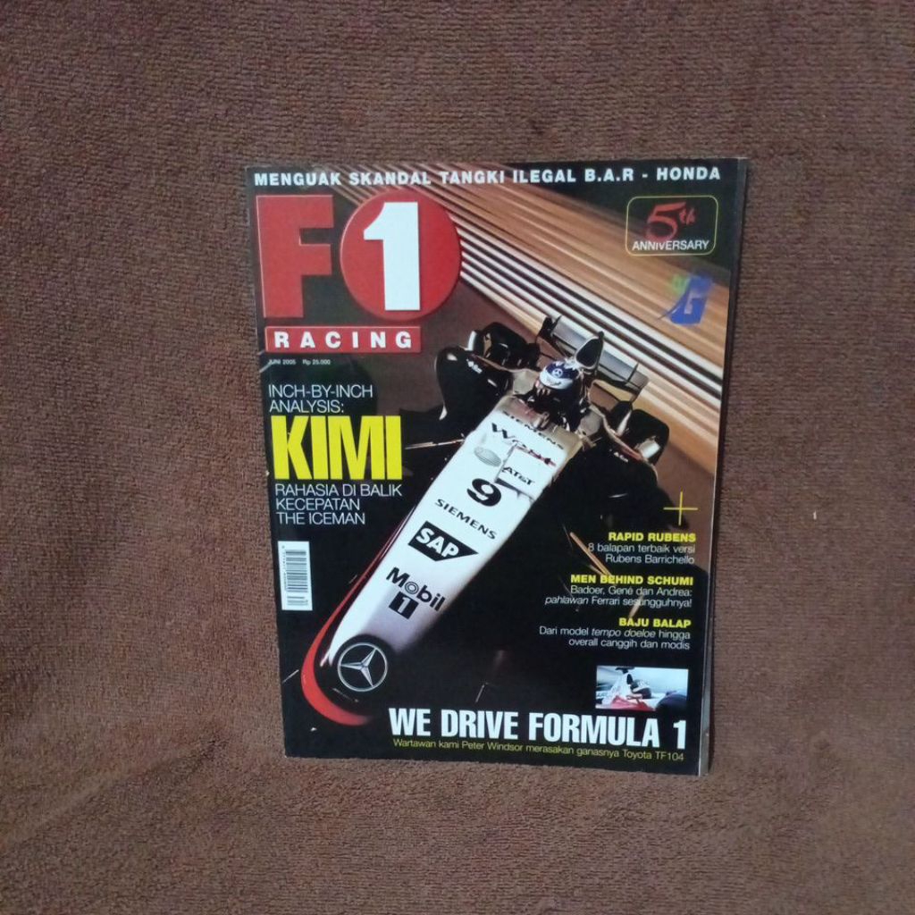 F1 RACING INDONESIA MAGAZINE JUNE 2005