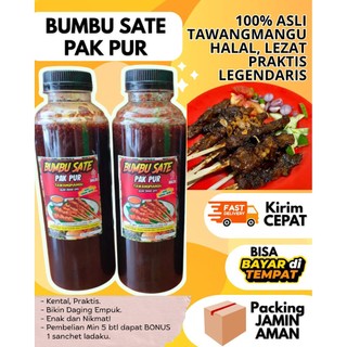 BUMBU SATE KAMBING PAK PUR TAWANGMANGU 100% ASLI