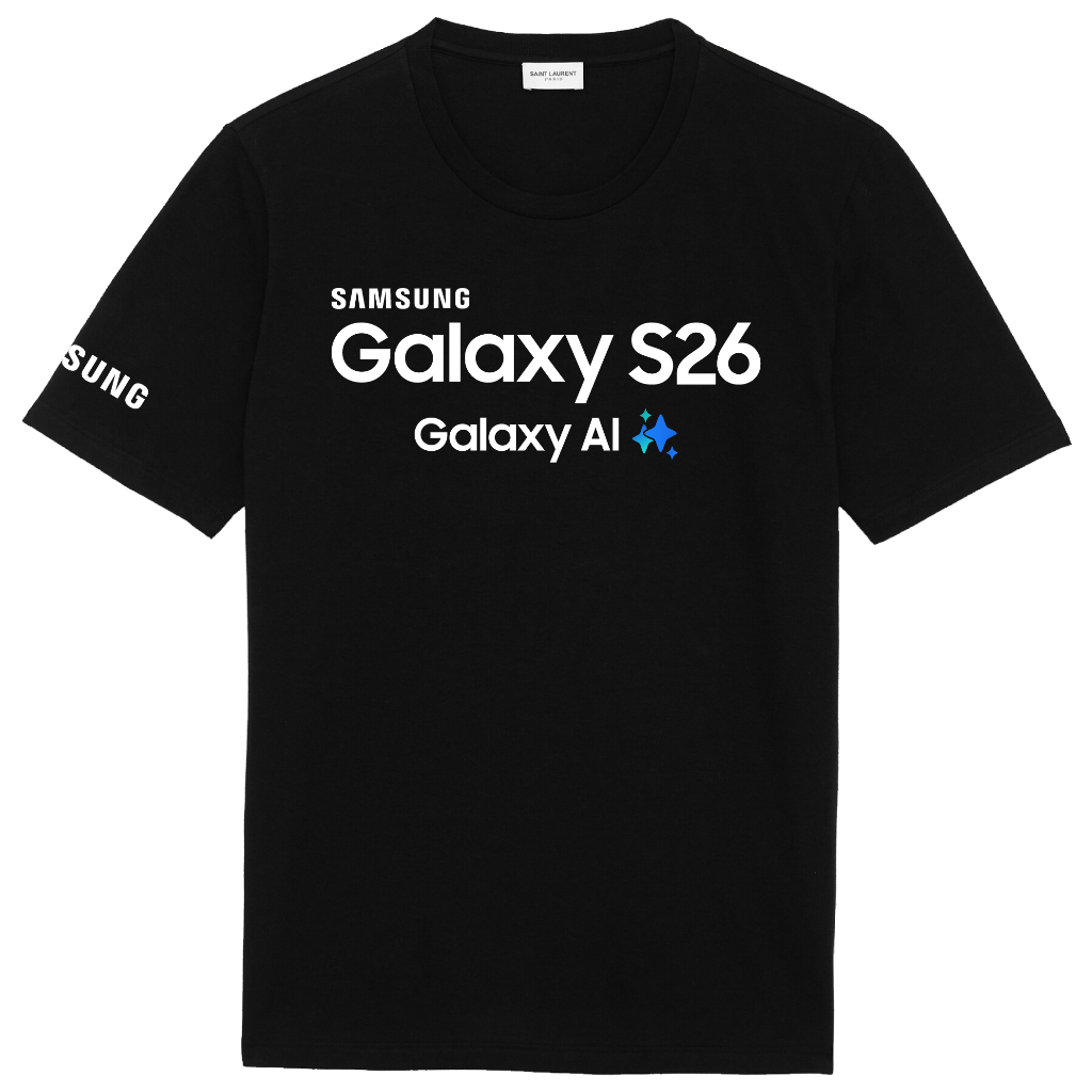 เสื้อยืด Samsung S26 Galaxy AI ระดับพรีเมียมล่าสุด