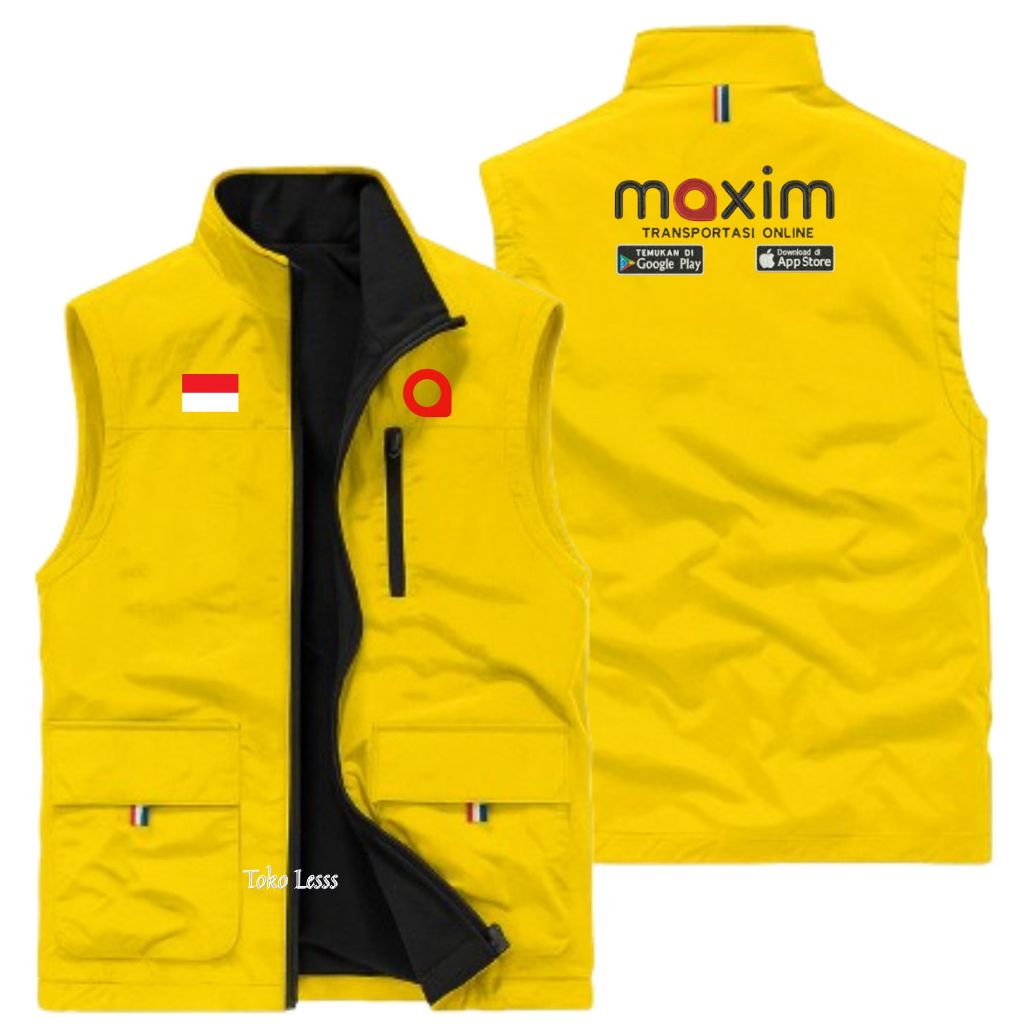 เสื้อกั๊ก MAXIM ดั้งเดิม / เสื้อกั๊กขนส่ง Maxim Onnline / เสื้อกั๊กกลางแจ้ง Maxim