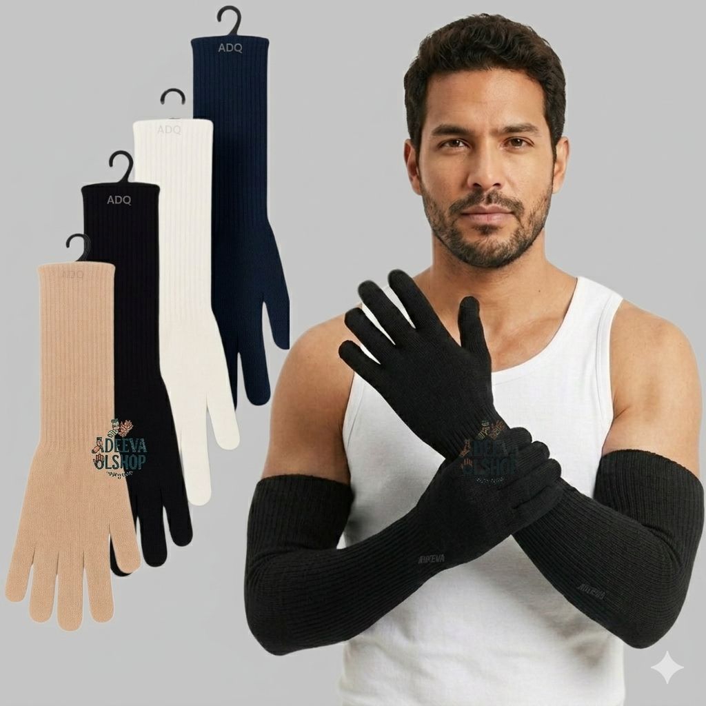 LONG FIVE FINGER BIKE CUFF GLOVES/LONG FIVE FINGER SPORT GLOVES/ถุงมือ lupo ยาว/Adevaluoshop14