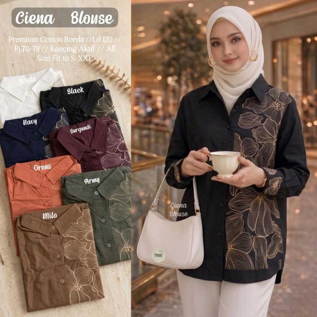 เสื้อผ้าผู้หญิง CIENA BLOUSE Trend FASHION HQ จาก PiRooZ
