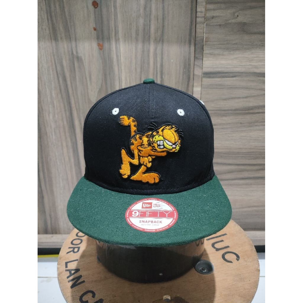 New Era x Garfield Hat New Era Garfield Original 9fifty snapback ลบตามรูปถ่ายสุดท้าย