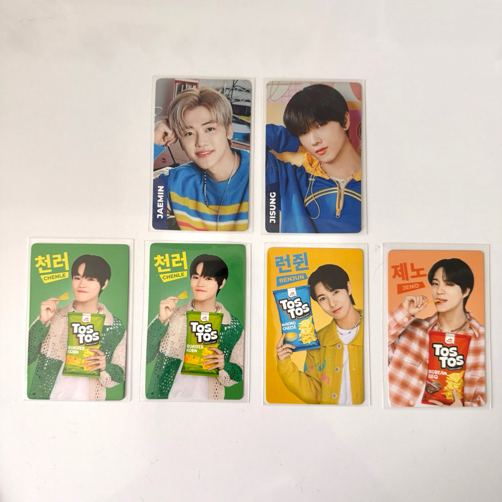 NCT Dream Tostoss PC Photocard Jaemin Jeno Renjun Chenle Jisung