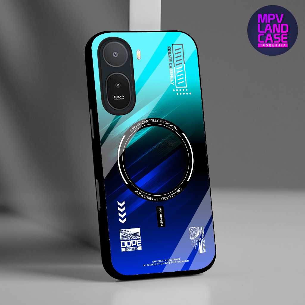 [SGA-448] เคสแก้วอะคริลิคสําหรับ Redmi A7 Pro Redmi A5 R.14C R.13C Poco C75 Redmi 15C Poco C85