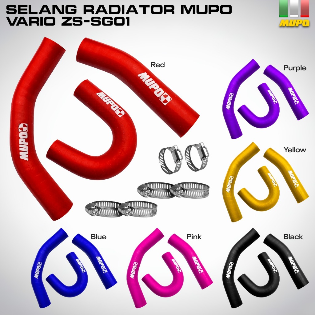 MUPO RACE RADIATOR HOSE VARIO ZS-SG02 MUPO