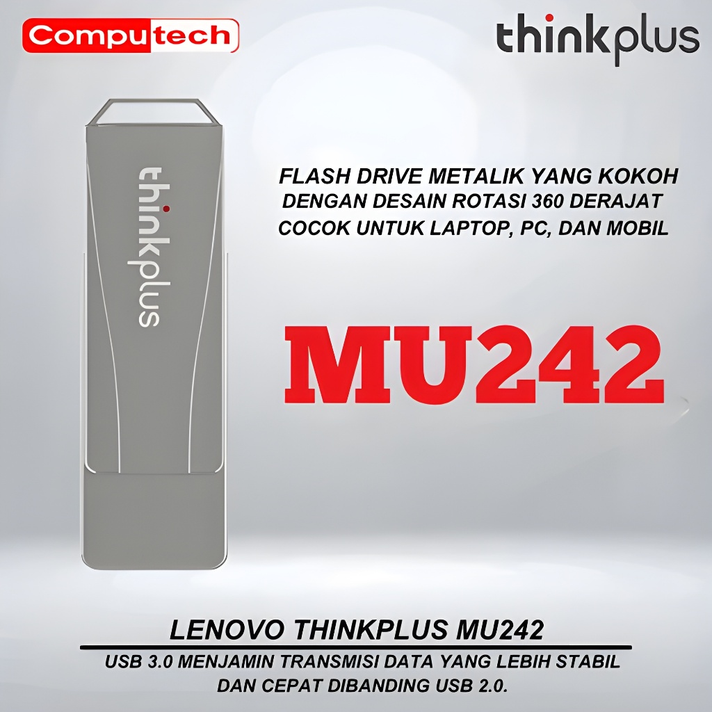 Lenovo Thinkplus MU242 32GB, 64GB Flashdisk USB 3.0