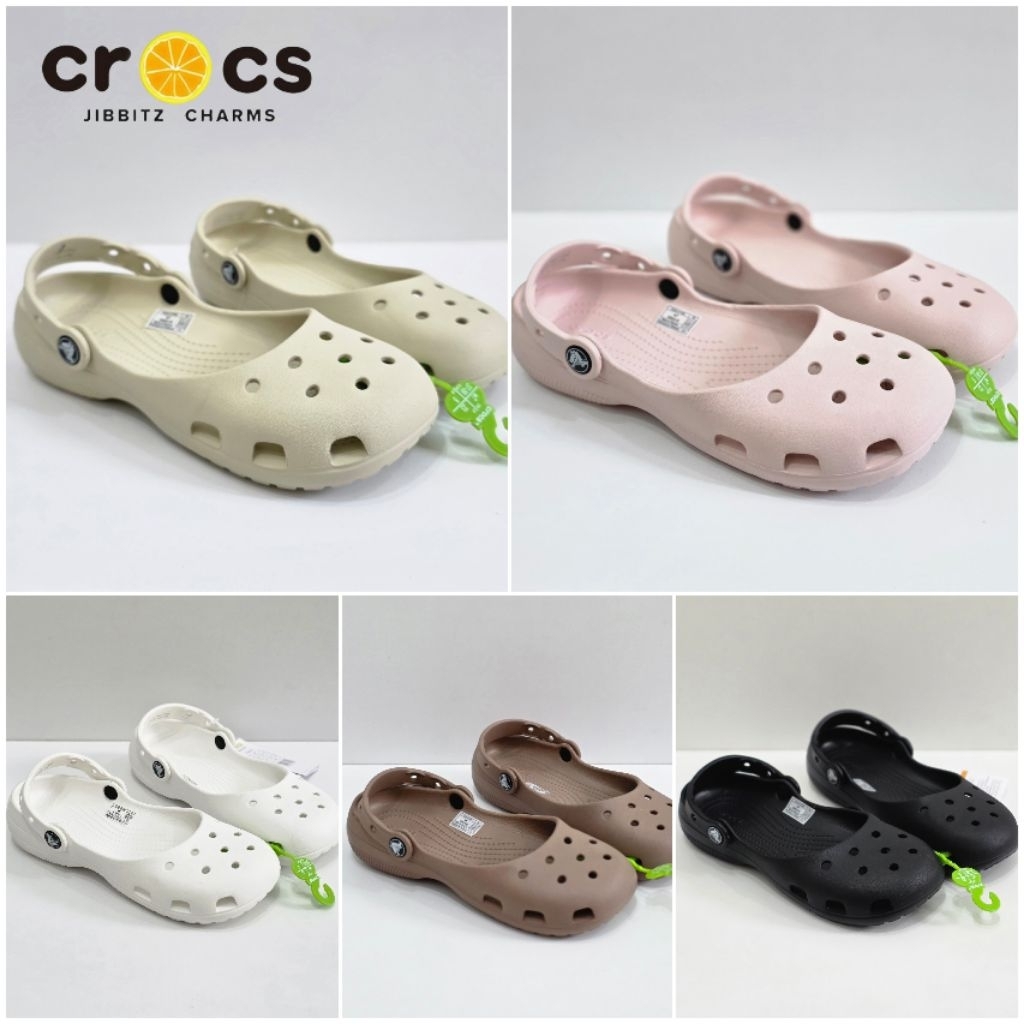 CROCS CLASSIC BALLET รองเท้าแตะผู้หญิง CROCS รองเท้าแตะผู้หญิง