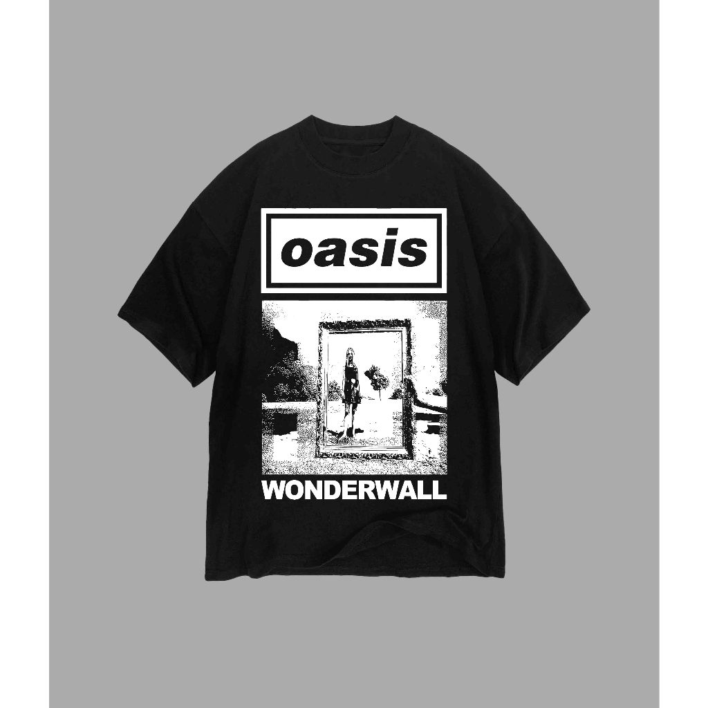 OASIS เสื้อยืดวง - Wonderwall