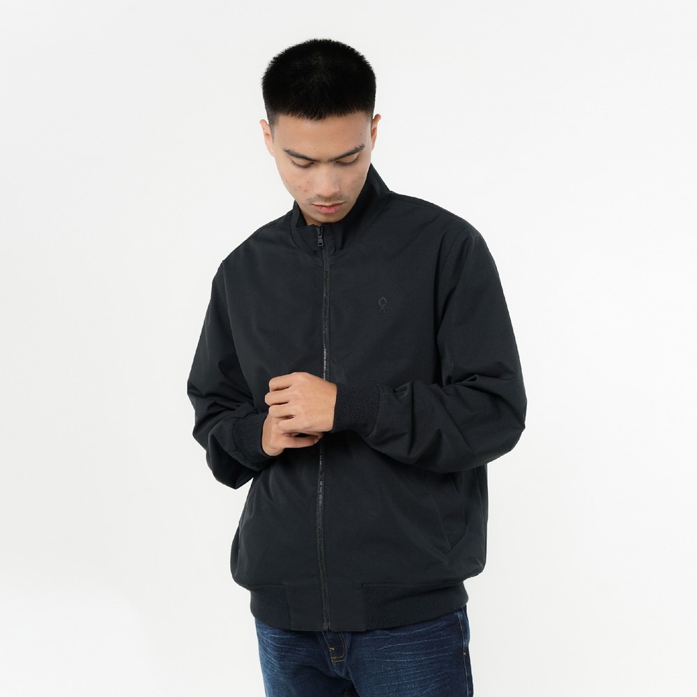 Greenlight Essential Mens Regular Fit Taslan Ventura OL-CG Harrington Jacket010426