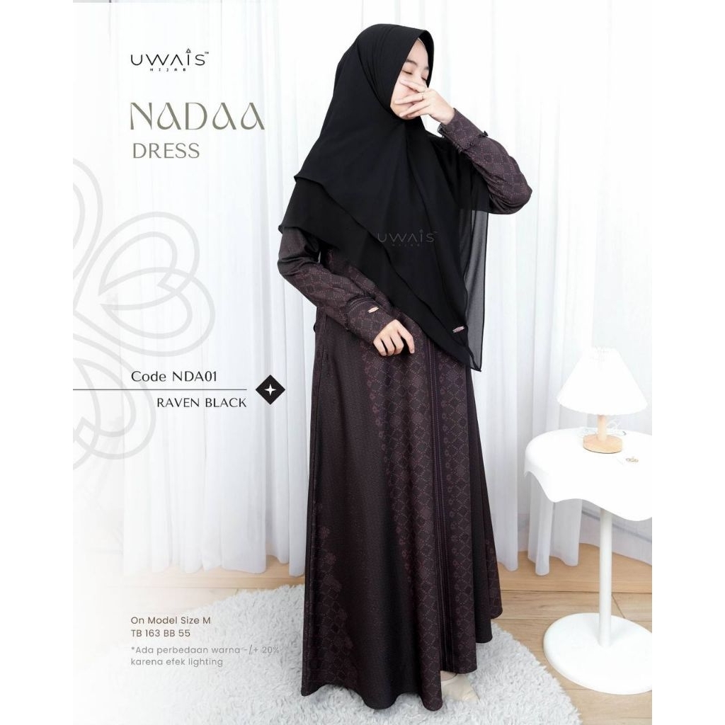 Gamis NADAA DRESS MOM Uwais Hijab