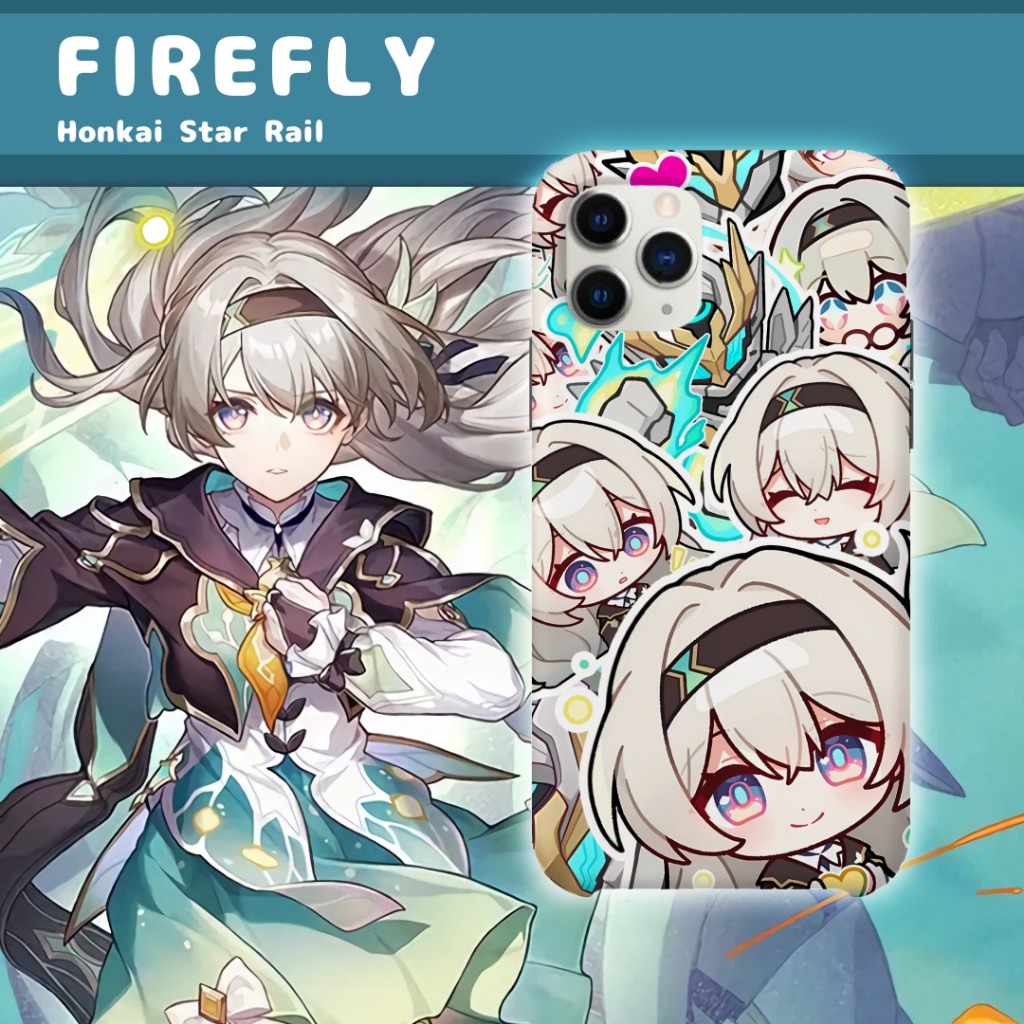 HP Firefly Honkai Star Rail Chibi Phone Case: Firefly Chibi Case สําหรับโทรศัพท์ทุกประเภท