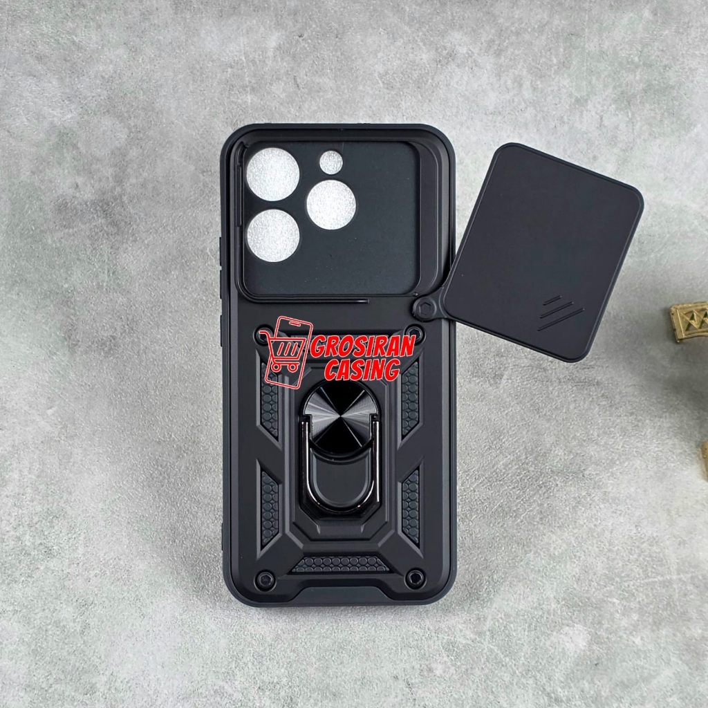 Moto G57 Power Moto G67 Power Case Transformer สไลด์สีดํา 2 In 1 กรณี Moto G57 Power Moto G67 Power