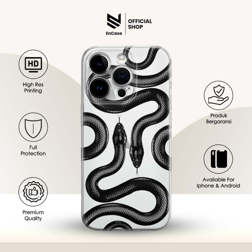 HP EnCase Premium Case Black Snake (โทรศัพท์มือถือทุกประเภท)