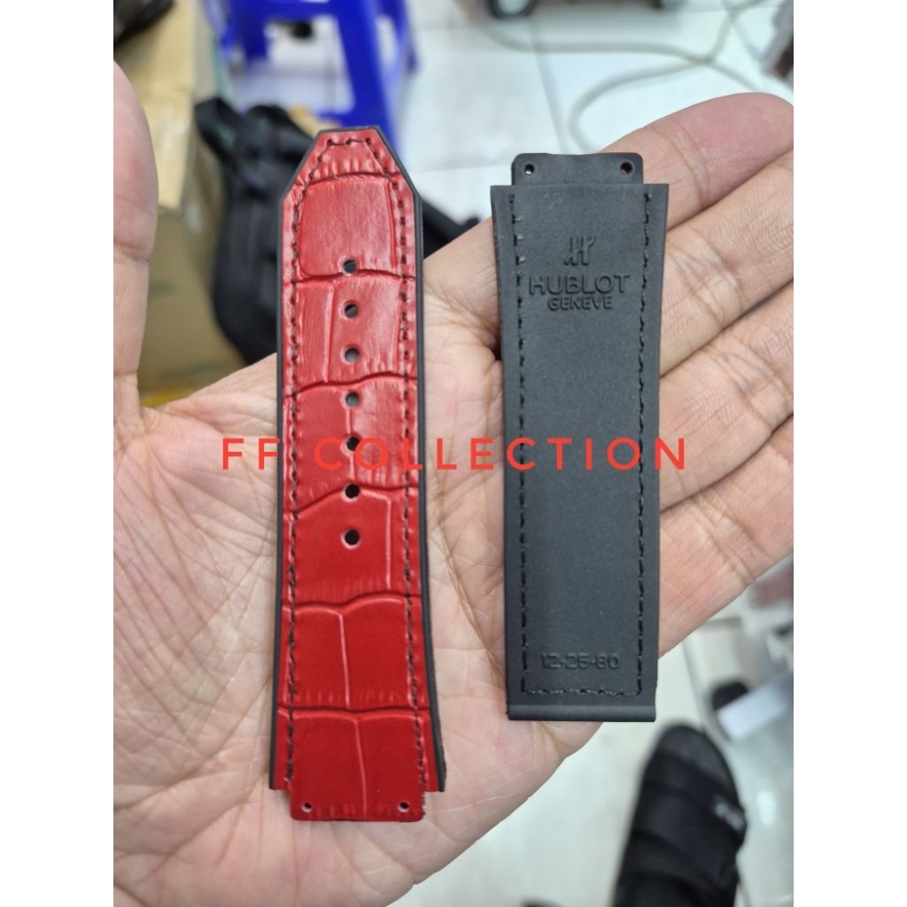 FF 22MM 22 MM croco รูปแบบหนัง hublot สายนาฬิกาสําหรับ hublot นาฬิกา