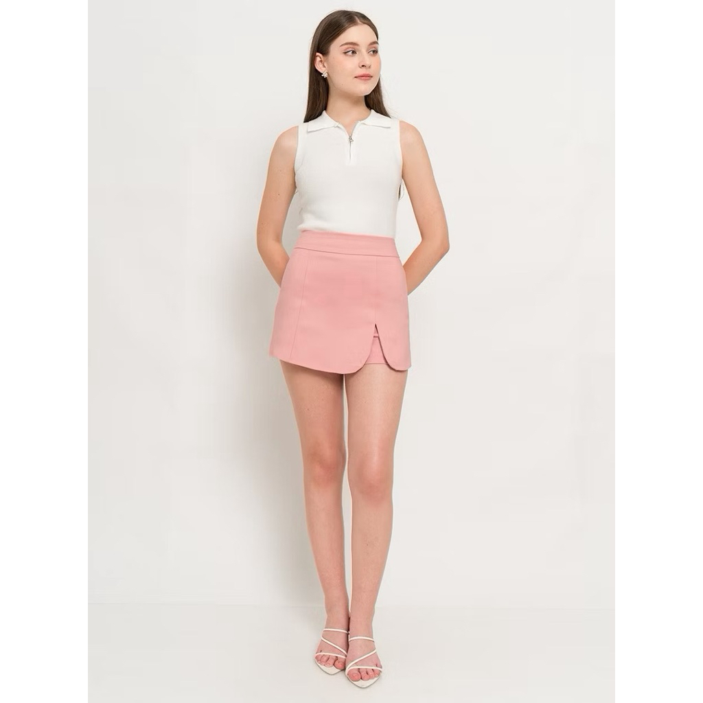 NEW Chocochips - Hozier Skort/ กางเกงกระโปรงสีชมพู ไซส์ XL