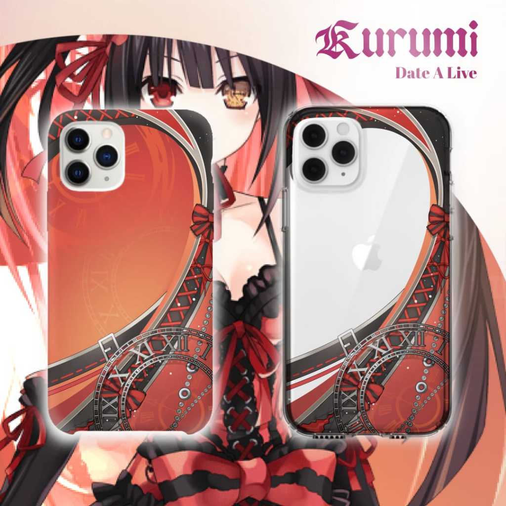 เคสโทรศัพท์ลายเกลียว HP Tokisaki Kurumi Date A Live: ปลอก Kurumi สําหรับโทรศัพท์ทุกประเภท