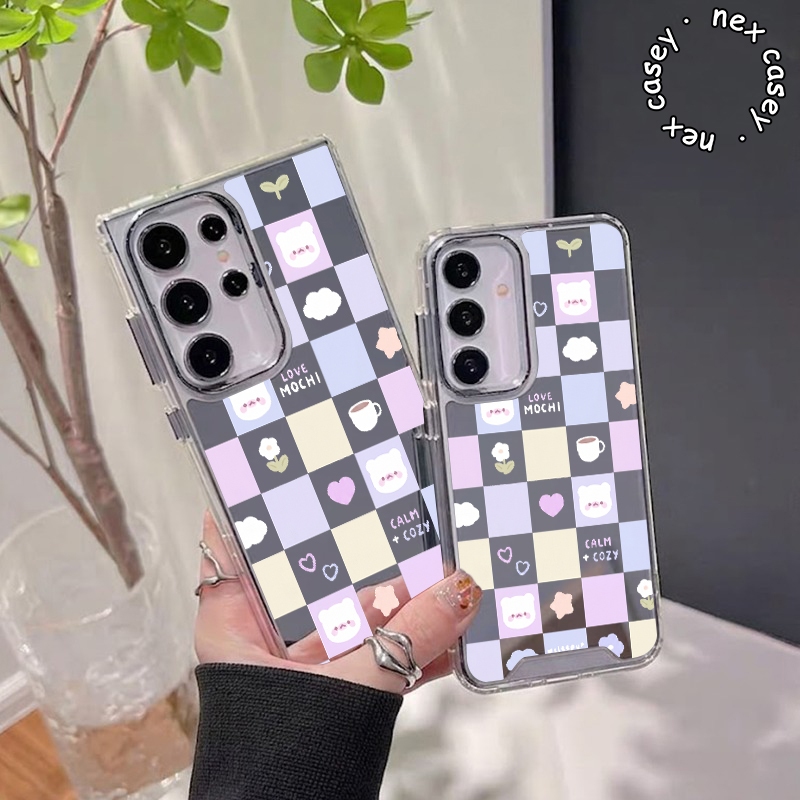 MIRROR HEBE CASE RAINBOW MOSAIC BLOCK สําหรับ XIAOMI REDMI A3 5A 9C 10 10A 12 12C 13 13C 14C 15 15 1