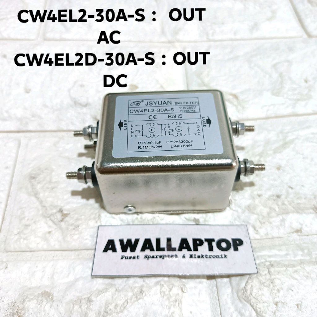 Cw4el2 cw4el2d 30a emi filter 30A ac 220v กรองไฟฟ้ากระแส EMI