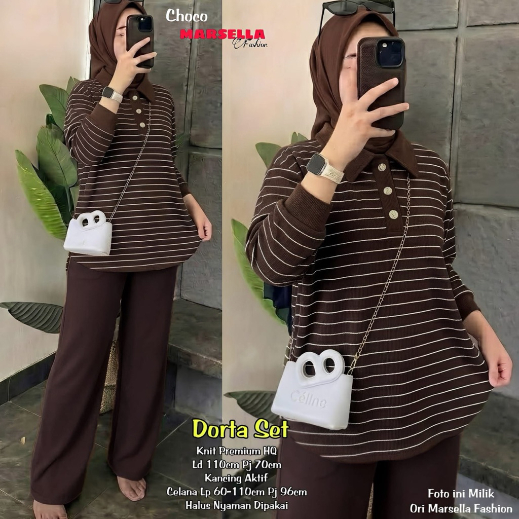 Dorta Set Knit Premium HQ By Marsella Realpict