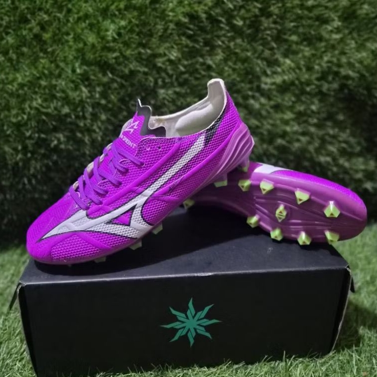 Mizuno Alpha Premium FG AG รองเท้าฟุตบอลสําหรับผู้ใหญ่แบบด้ามจับแข็งแรงน้ําหนักเบา