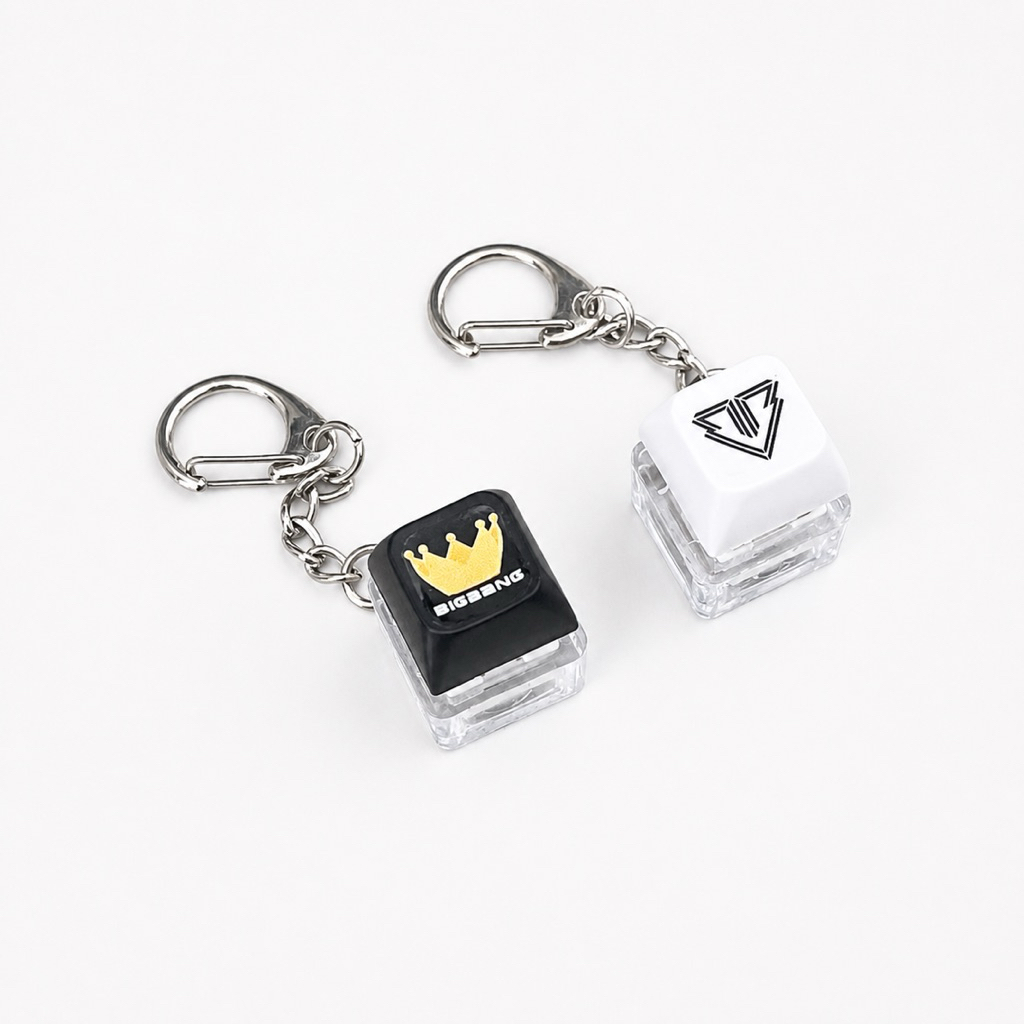 LUVELE Bigbang G-Dragon Taeyang Daesung Keycaps พวงกุญแจคีย์บอร์ด Fidget