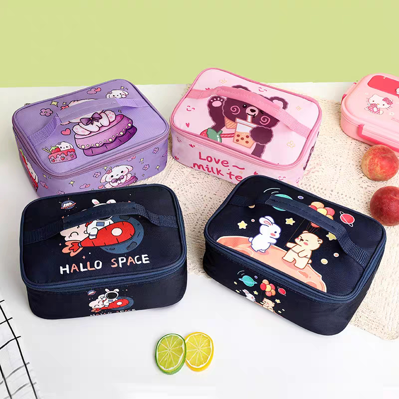 ขนาดใหญ่ THERMLAY BAG BIG LUNCH BAG อลูมิเนียมฟอยล์ THERMALT OFFICE LUNCH BAG HORZT BIG LUNCH BAG MO