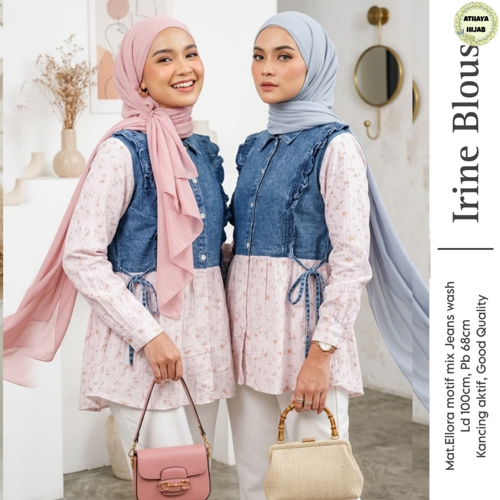 เสื้อผ้าผู้หญิง IRINE BLOUSE Trend FASHION HQ จาก ATHaYa