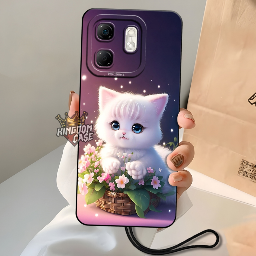 เคส HP GANTUNGAN INFINIX HOT 50i/SMART 9 ฟรี ไม้แขวนเสื้อล่าสุด 2025 | Cool Case - Softcase Protecti