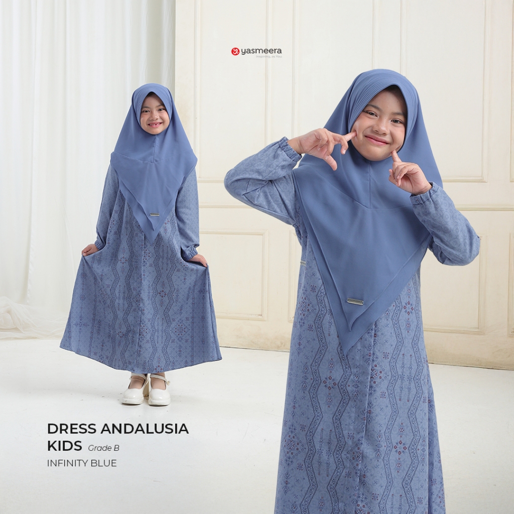 Yasmeera Official | Andalisia Dress Kids Grade B