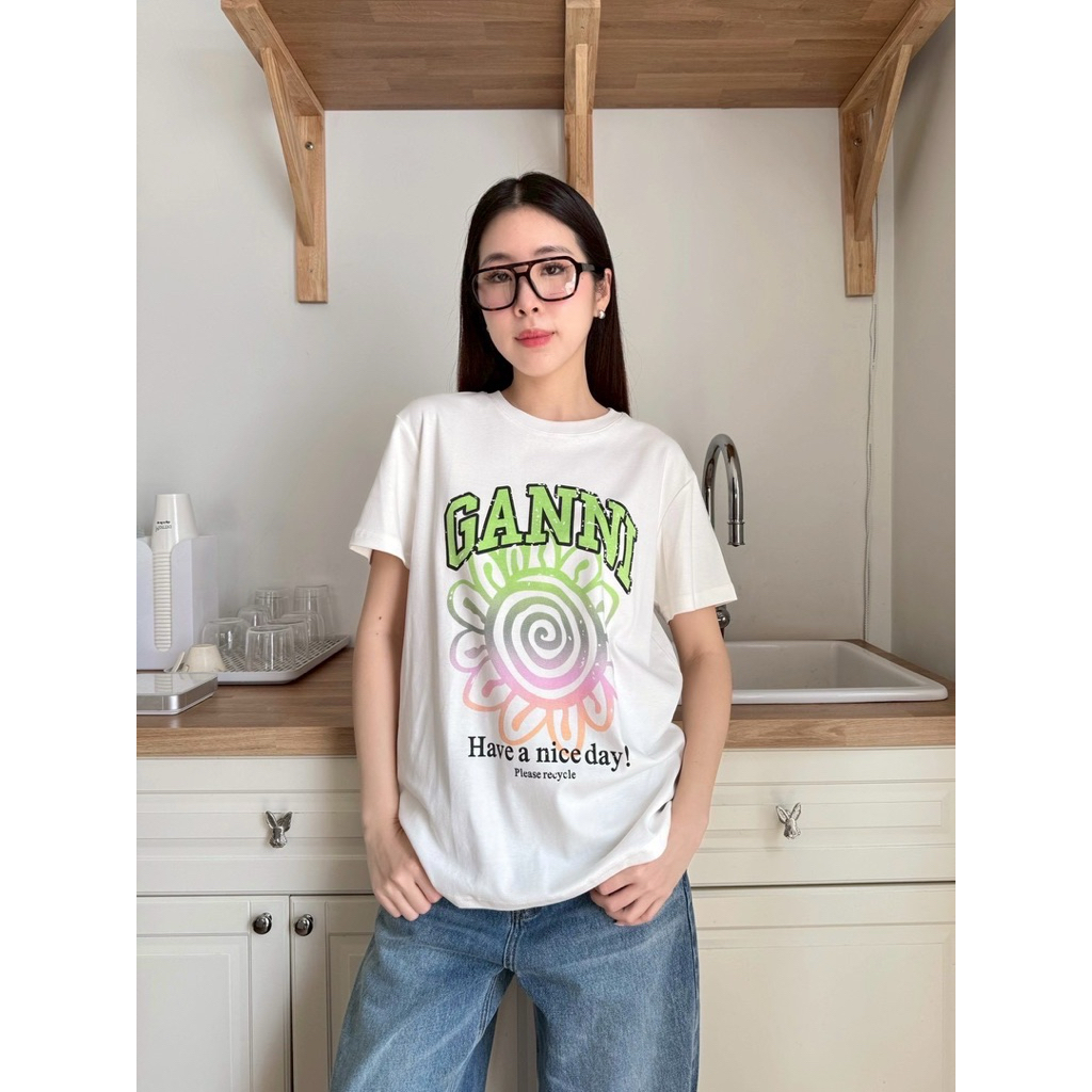 เสื้อยืด VALEN BASIC TOP GANNI BANGKOK
