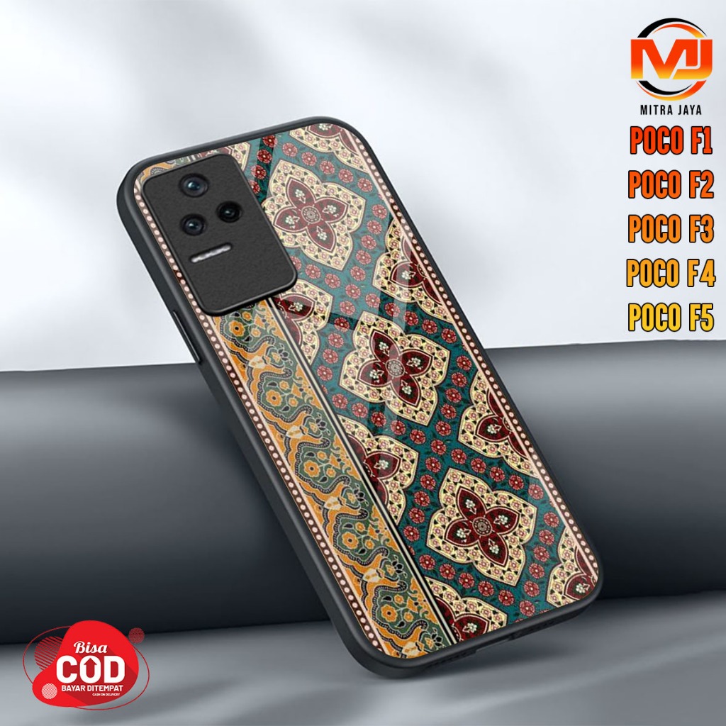 ล่าสุด POCO F1 / F2 Pro / F3 / F4 / F5 / F6 / F7 Case - Fashion Case Batik Casing Hp Case Softcase G