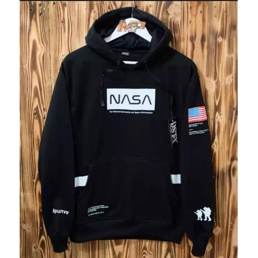 [จัดส่งทันที] NASA H&M HOODIE SWETER JACKET แท็กเต็ม