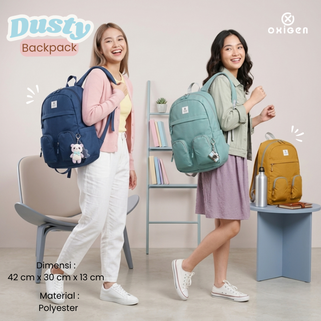 กระเป๋า OXIGEN |Original Backpack FREE Rain Cover – LAST CHANCE ที่จะซื้อ
