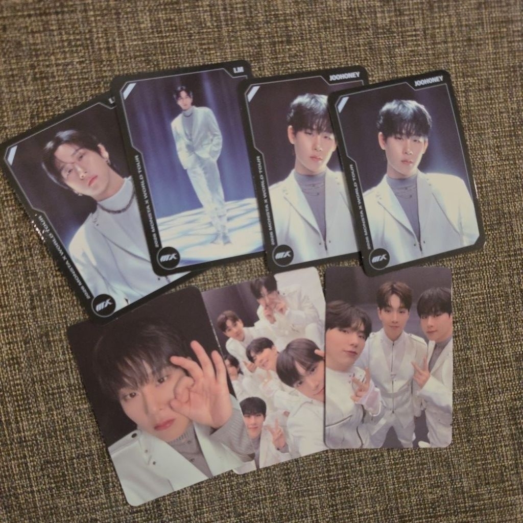 MONSTA X - THE NEXUS RANDOM PHOCARDS - SHOWNU MINYUK KIHYUN HYUNGWON JOHEON IM