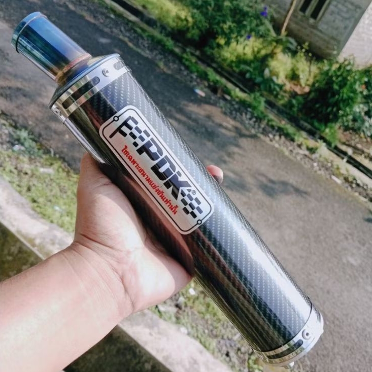 กระบอกท่อไอเสียเท่านั้น PDK Carbon 2 จังหวะสําหรับนินจา RR RS SS Fiz R RXZ