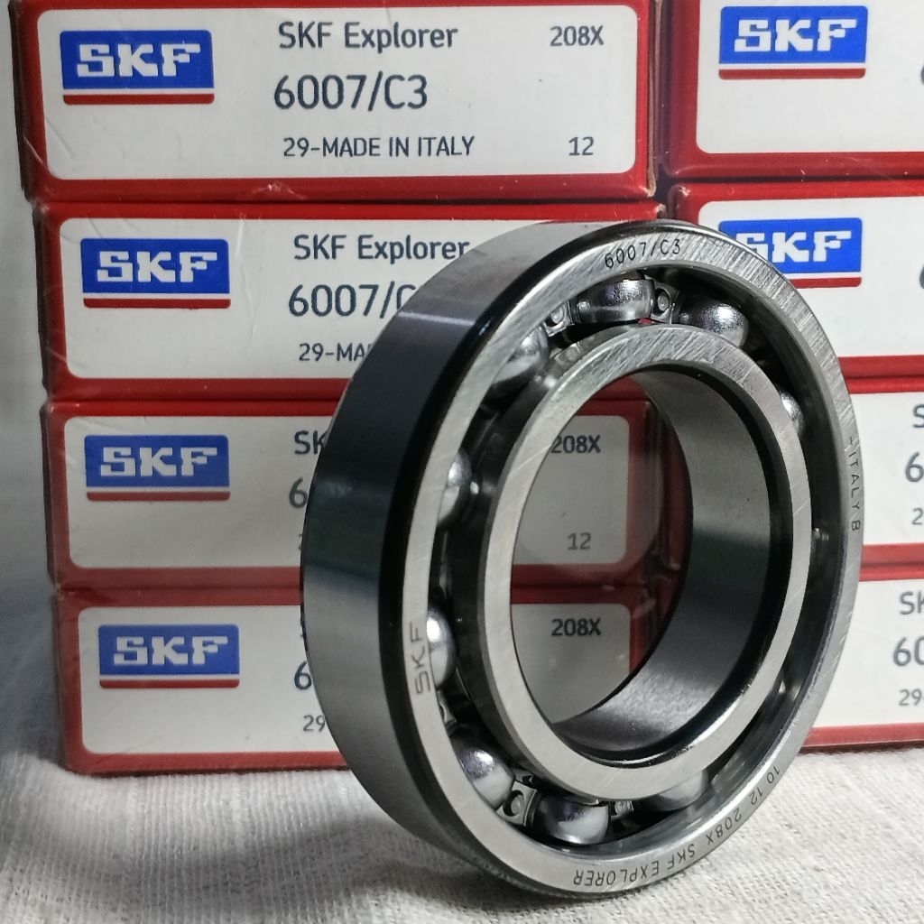 BEARING 6007 C3 35x62x14mm LAHAR ไม่มีฝาปิด อิตาลี