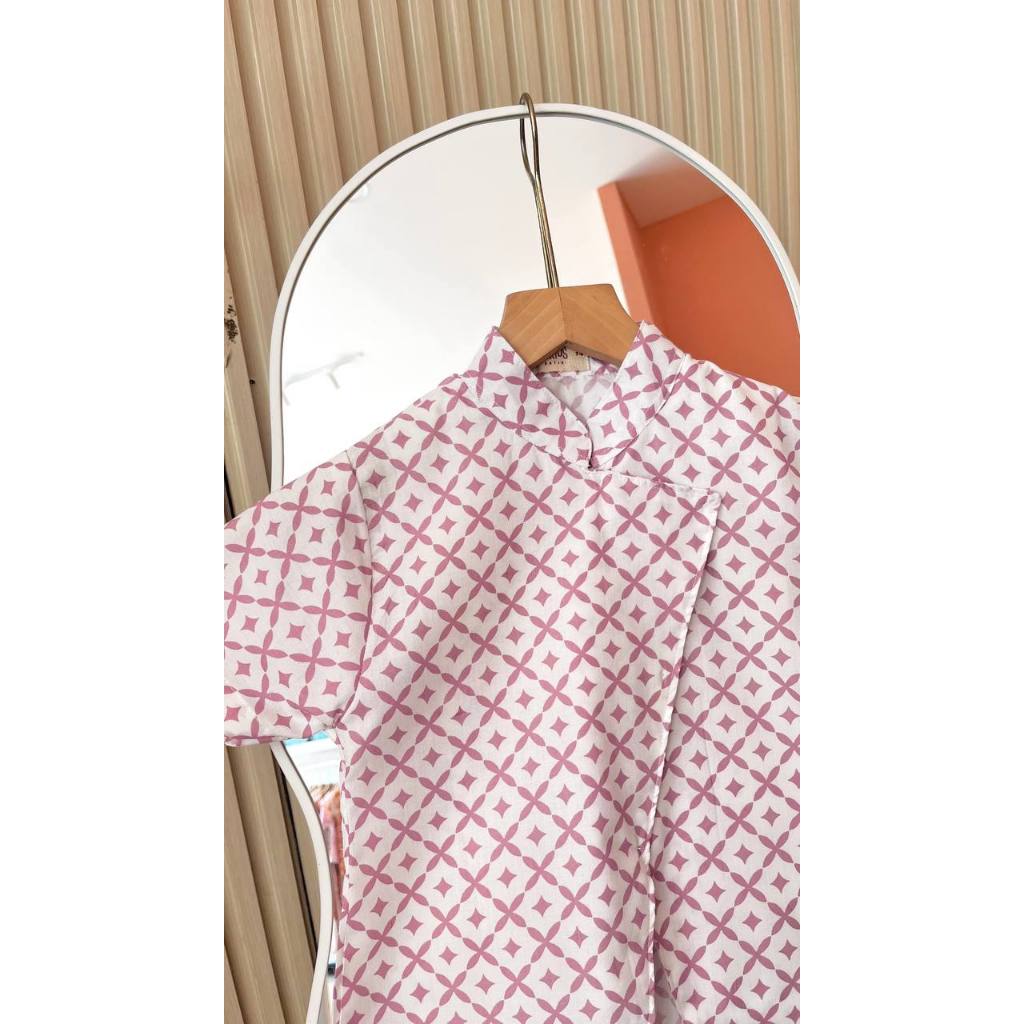 Bekids Batik - Sasmaya Oneset (3-12 ปี) ชุดบาติกเด็กผู้หญิง