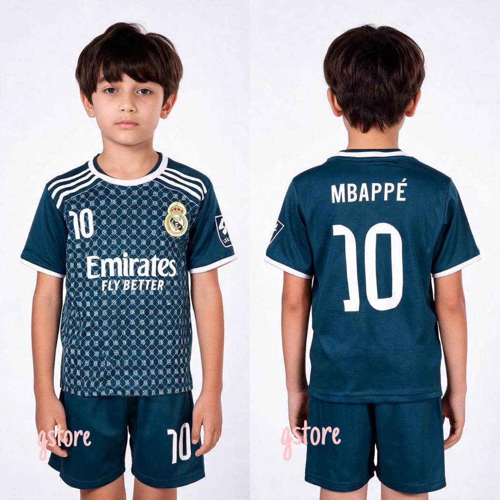 HIJAU RMD MADRID เสื้อฟุตบอลชุดสีเขียว MBAPPE